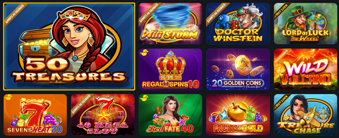 Palms Bet Casino Популярни Игри